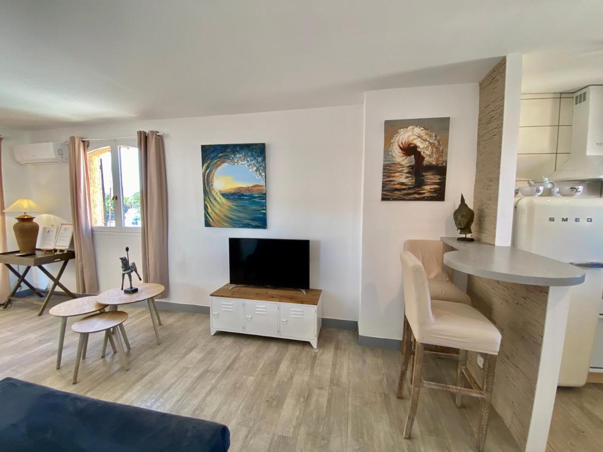 Marinesappartement-2Min Plage, Acces Direct Port Cogolin Exterior foto